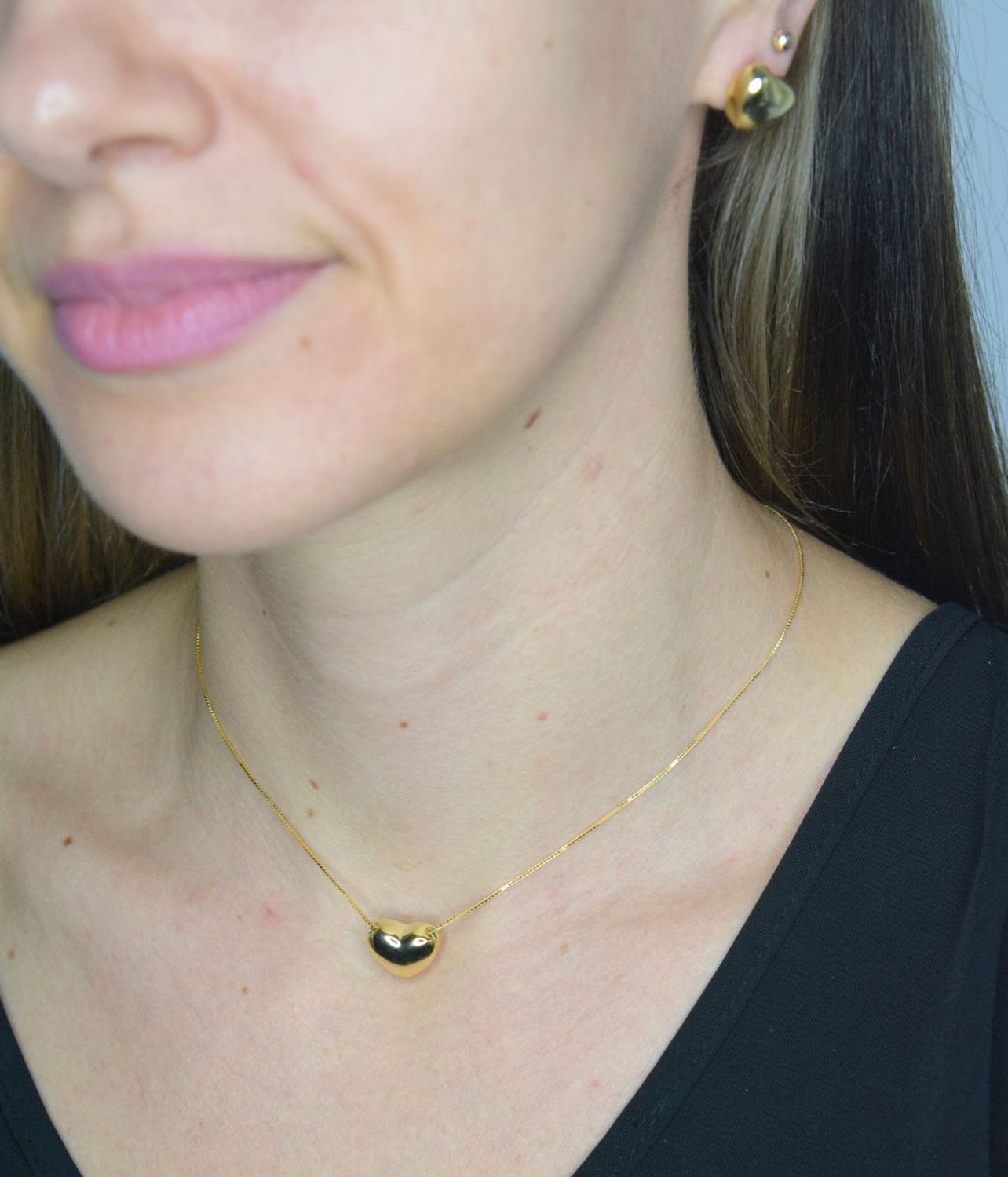 Kolczyki damskie srebrne pozłacane serca Armonica Nomination 241316 006.png